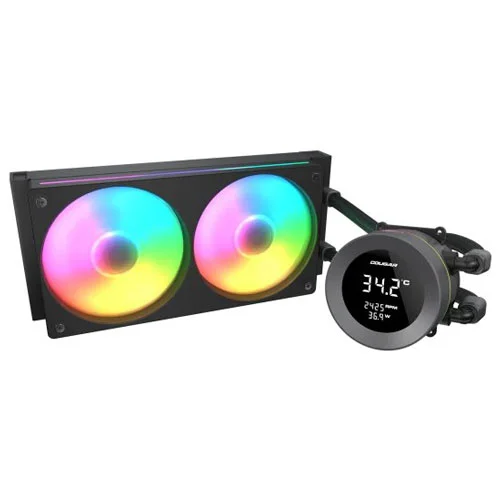 Cougar Poseidon Vistek ARGB 240mm CPU Liquid Cooler with Digital Display